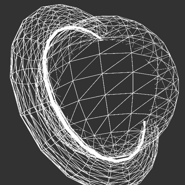 <a href='https://editor.p5js.org/Orzrihh/full/lcVnPJhcp'>Link to Sketch</a><br>With the addition of a torus, I gave the sphere something similar to a horizon line to emphasize the illusion. If the user travels far enough, they see this, which almost resembles a ringed planet