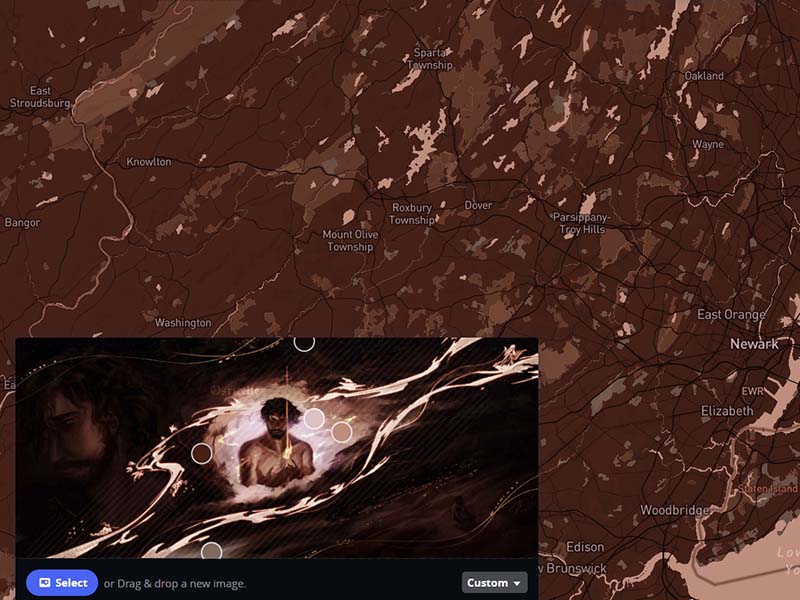 This map ended up taking in a lot of the browns more than I thought. I imagined more of the lighter colours would be smapled since there's more hues in the lighter areas.