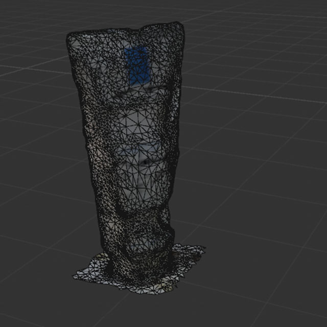 I have an Android phone, and apparently cropping models isn't available yet. I resorted to bringing the entire mesh into C4D first, cutting the planes, and then bring them back to Meshmixer to clean.