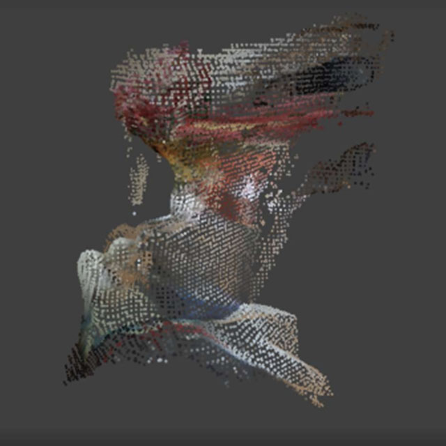 Before processing the scans into meshes, Scaniverse shows a preview of the data from the recording. I just find it interesting to see what is being processed and its cool to see it become a full mesh.