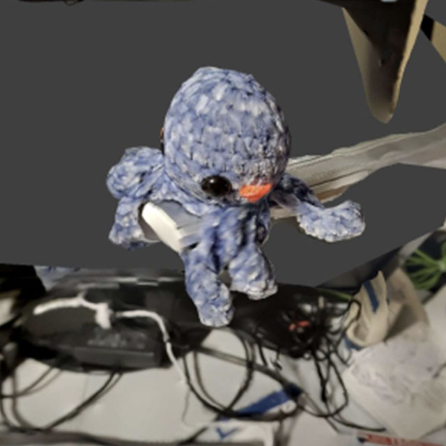 Scanning, while tedious, was fun at times. This was a scan I did unrelated to the project, but it helped me figure a strategy of how I should move while scanning. The detail was picked up surprisingly well despite the busy backdrop.