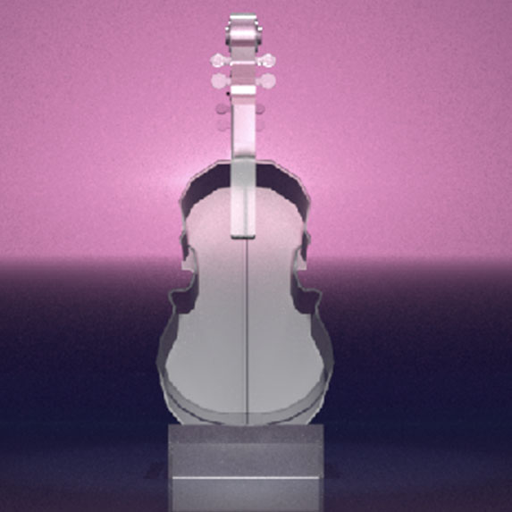 Sometimes rendering can show issues that I can't see while editing, such as here where theres a wall in the middle of the guitar on the inside. This was made since I went of the symmetry tool's area to cover a gap, but that meant both polygon halves would overlap too. Extruding them then created that weird wall